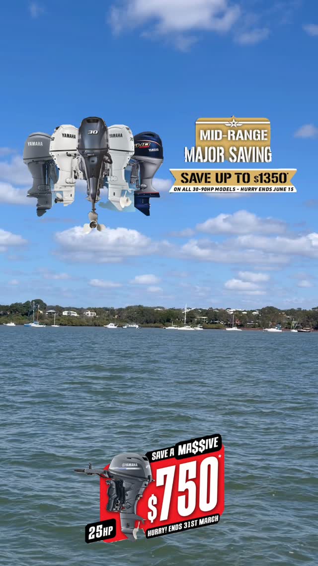 Happy Happy Day, few locals lucky enough to not be working today and out getting a feed of prawns 🦐. We have some great new and pre-owned boats in the yard that can get out there as well. Also great deals on 25hp until the end of the month and i $15 off per hp on 30-90. One less problem. #marinecareqld #99problems
