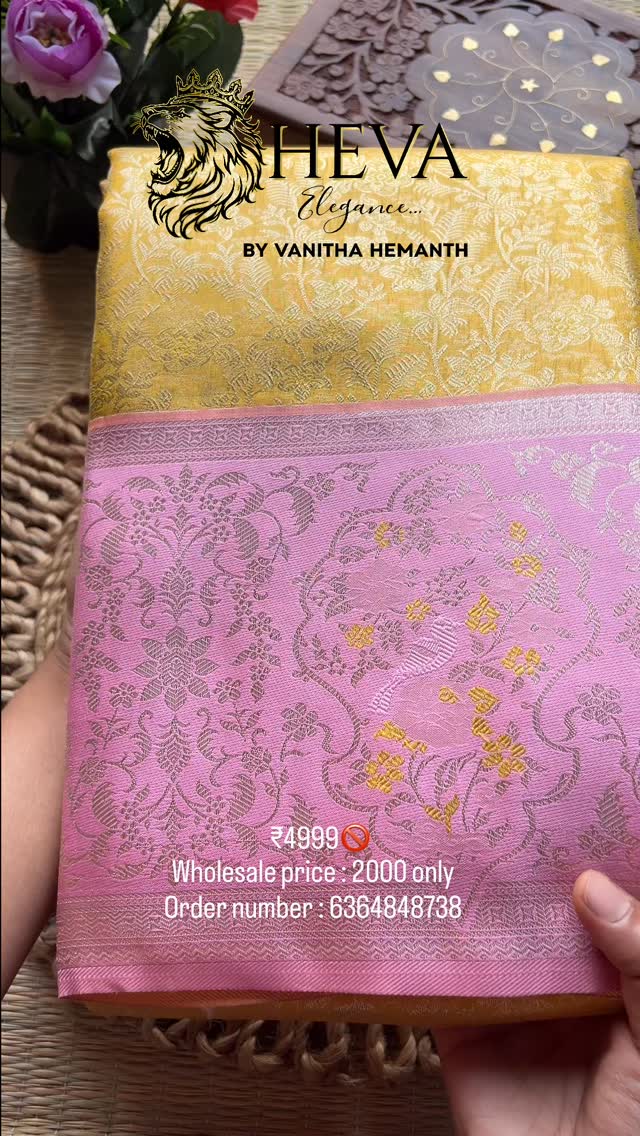 Semi kanchivaram silk sarees in wholesale prices💛
Limited pieces offer for this wedding season🫶🏻
Price : 2000 only
Booking number : 6364848738.
Grab soon.
#offersarees #wholesalesarees #silksaree #sareelove #trendingnow