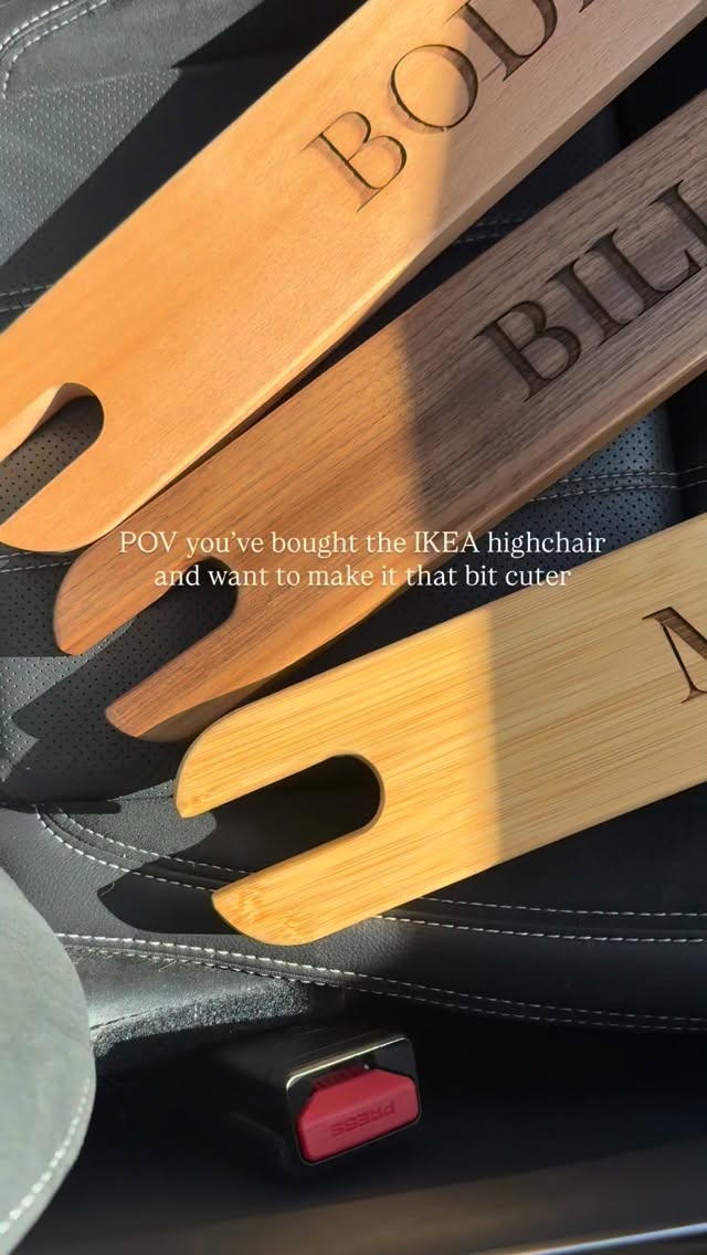 Personalise your new footrest with our engraving service.
#ikeahighchairfootrest