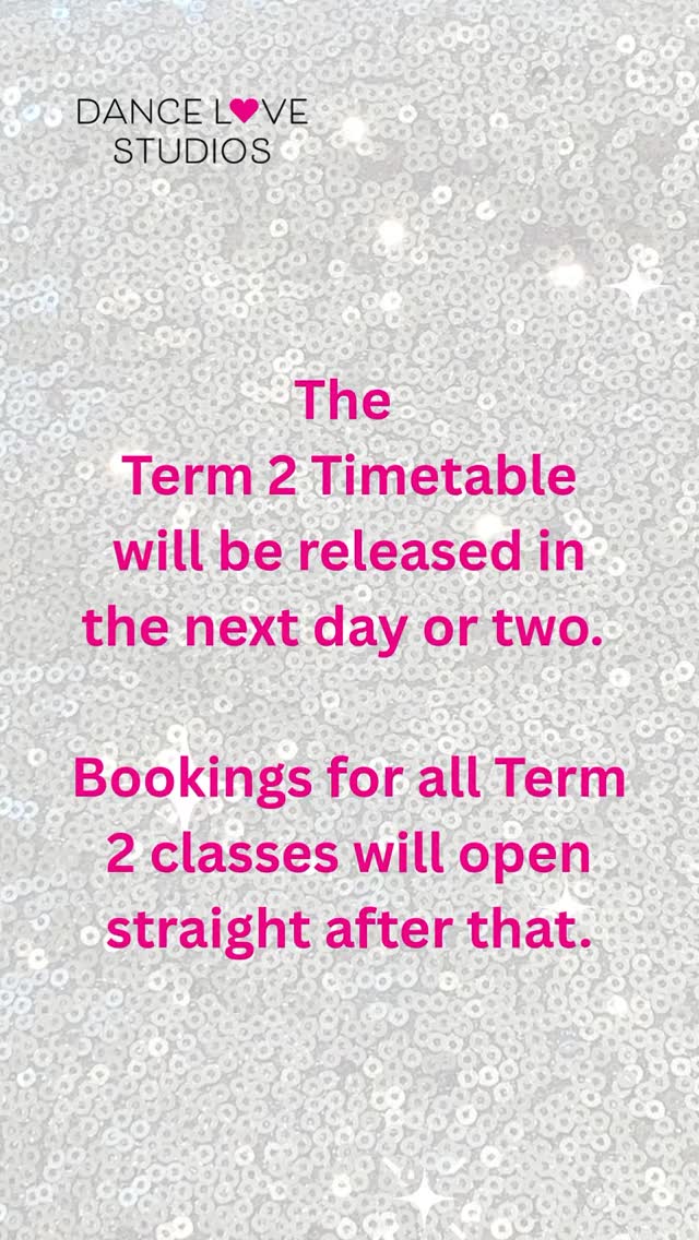 👀 Coming soon....
The Term 2 timetable & class routines lists!
➡️ Keep an eye on your inbox on Tues/Wed! 📧
Term 2 class bookings will open immediately after that. 🎉
#dancelovestudios #adultdancestudio #adultdanceclassesinbyronbay #adultdanceclassesinbanorapoint #adultdanceclassesintweedheads