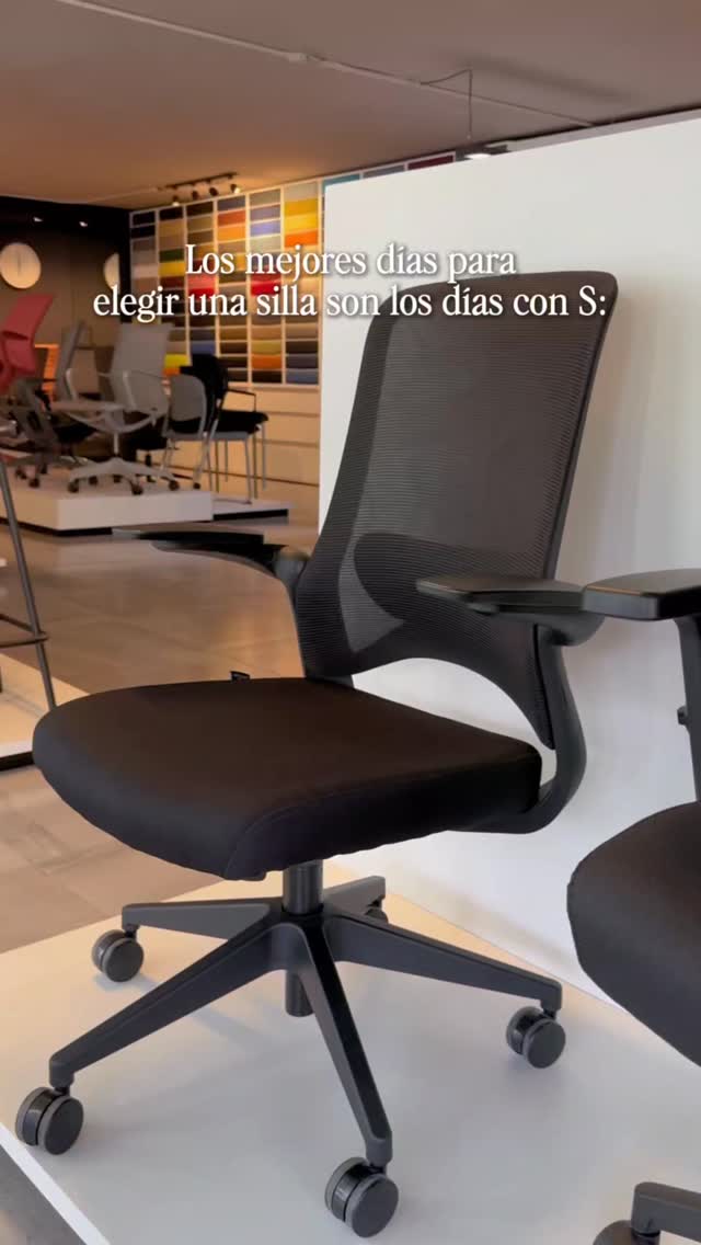 Para nosotros todos los días son días con 'S' de ¡Sillas increíbles! 😍
Visítanos y encuentra la perfecta para ti. ✨
#SillasDeOficina #EstiloDeOficina #MobiliarioDeOficina #Inspiración ViralVideo