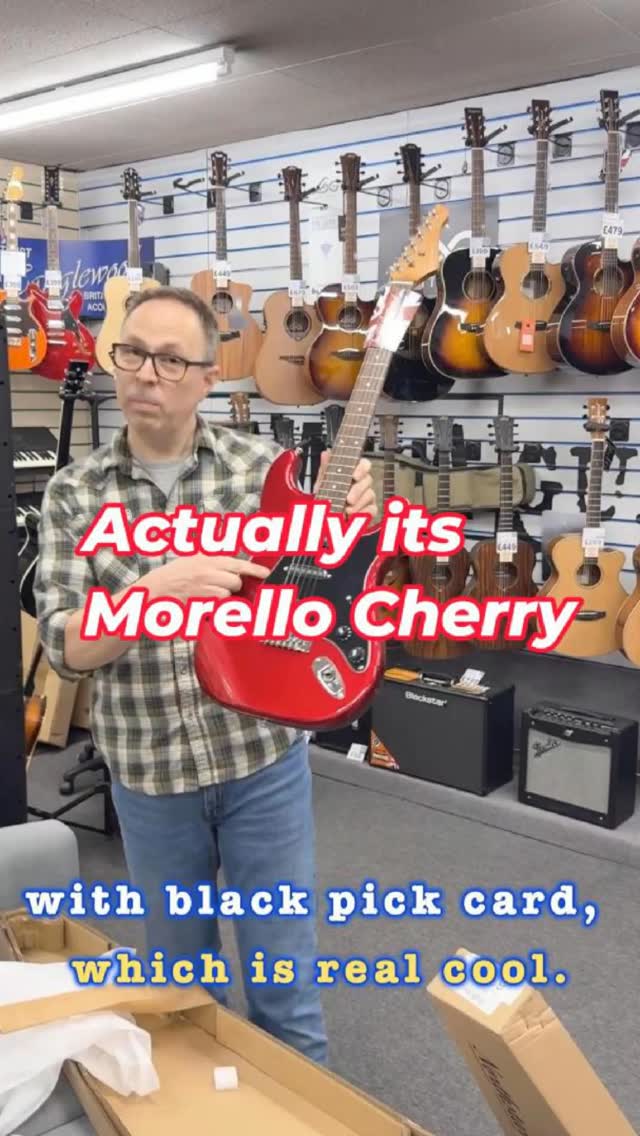 🍒 “Unboxing the Northstar by @tanglewooduk NS1MC — that Morello Cherry finish is ridiculously good. Sweet, smooth, and ready to play.”
#tanglewood #northstar #ns1mc #stourbridgemusic #shoplocal #musicshop #morellocherry #unboxing