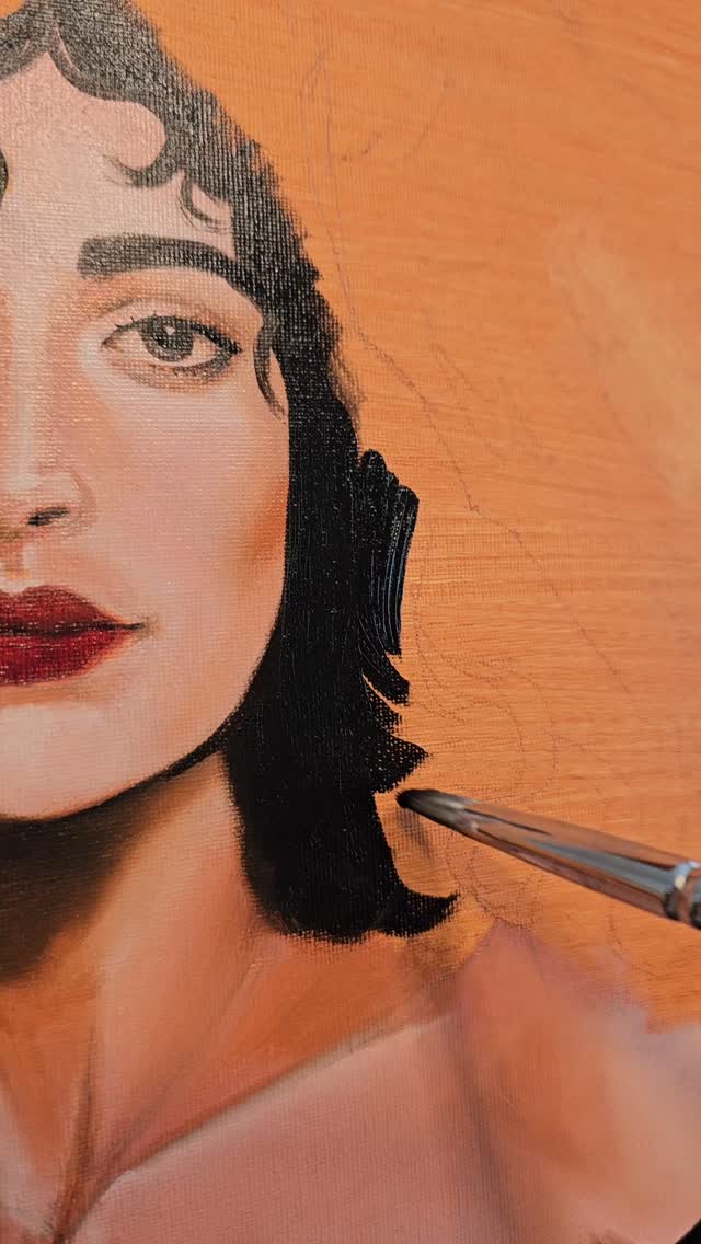 Sneak peak of my next painting 💫
#artistsoninstagram #femaleartist #oilpainting #wip #process