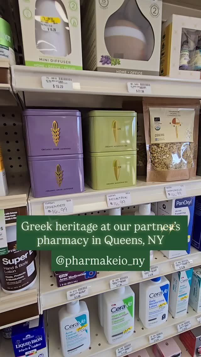 Today we want to feature a lovely place that has been our partner for quite a while. Meet Pharmakeio @pharmakeio_ny a wonderful pharmacy in the heart of Queens, NY, focused on natural products featuring several Greek heritage brands 🇬🇷 such as our teas, @korres and others
@pharmakeio_ny
📍22-22 154th St, Whitestone, NY 11357, United States
#greekheritage #greeksinnewyork #organicpharmacy #sevensensesorganic