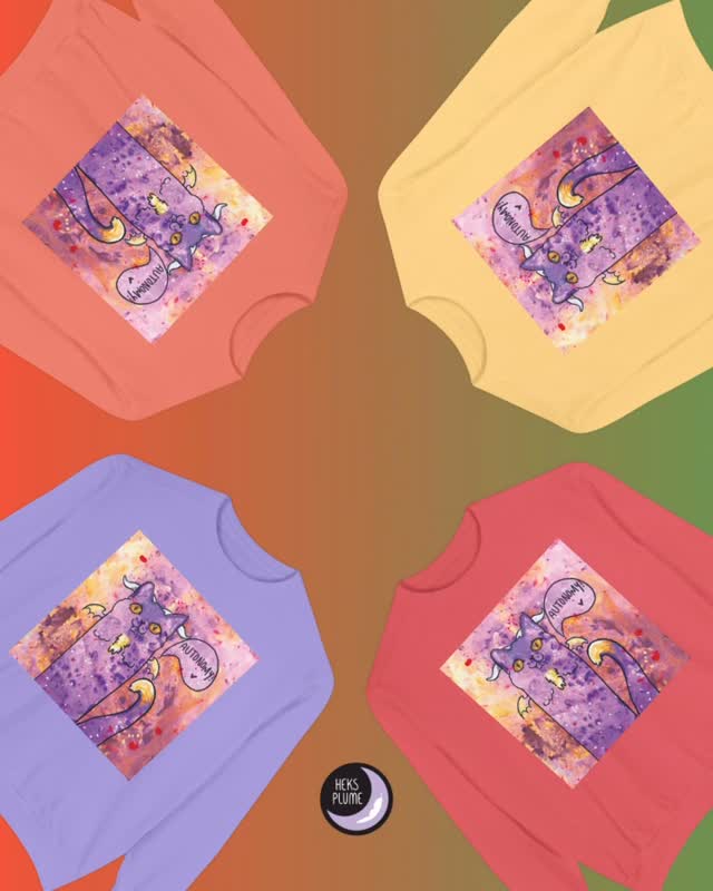 Autonomy!
Autonomy is so important. Be yourself! Declare your own with these super cute 100% cotton sweatshirts available in multiple colors.
This, and many more Cat Dragons at heksplume.art under cat dragons and apparel! #fashion #autonomy #strong #cozy #sweatshirt