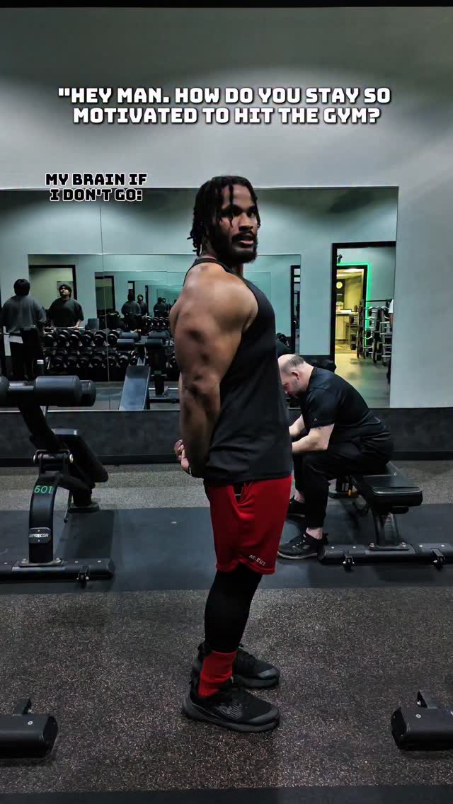 "Hey bro. How do you stay so motivated to hit the gym?"
My brain keeps me accountable one way or another😂
🔸️🔸️🔸️
(NASM- CPT/CNC/BCS/VCS)
ONLINE & IN PERSON TRAINING/PROGRAMMING AVAILABLE‼️
#fitness #motivation #gymlife