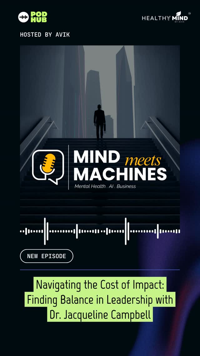 🧠 Navigating the Cost of Impact: Finding Balance in Leadership with Dr. Jacqueline Campbell — Live Now
Here's something nobody in tech likes to admit:
The most advanced algorithm in existence is still inside your head.
And yet we're outsourcing our thinking, our decisions,
even our emotions to machines that don't feel a thing.
This episode asks the question we keep avoiding:
What do WE lose when we let the machine take over?
Tune in. Think deeper. Stay human.
🎧 Full episode → https://play.headliner.app/episode/32404426
Mind Meets Machine | Healthy Mind by Avik™
#MindMeetsMachine #HumanVsAI #ConsciousTech
#AIEthics #MentalHealthInTheDigitalAge #podmatch #healthymindbyavik