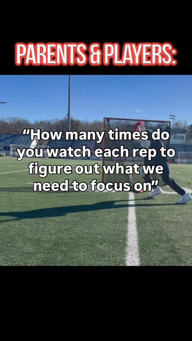 If you watch a rep once at full speed, you aren’t going to see everything.
Every drill video that our players send us, we watch over and over to make sure that we catch every detail that goes into the drill and figure out what areas we can improve for the next time you do that drill to make it more effective.