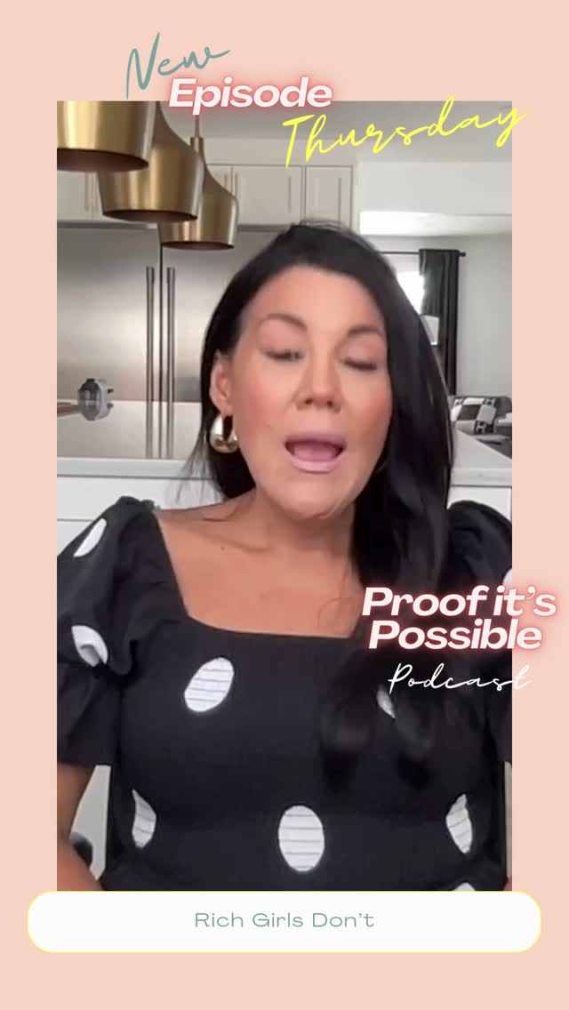 Rich girls prioritize themselves, even in the smallest ways, and don't allow desperate energy into any area of their lives. Tune into this week's episode to discover more about how you can get into the Rich Girl mindset and live your best Rich Girl life. We'd love to hear your thoughts in the comments! What do you think should be added to our Rich Girls Don't list?
Listen on Apple Podcasts: https://podcasts.apple.com/us/podcast/rich-girls-dont/id1701817189?i=1000757486483
#proofitspossiblepodcast #femaleentrepreneurs #mindsetmatters #bossbabeenergy #mompreneur