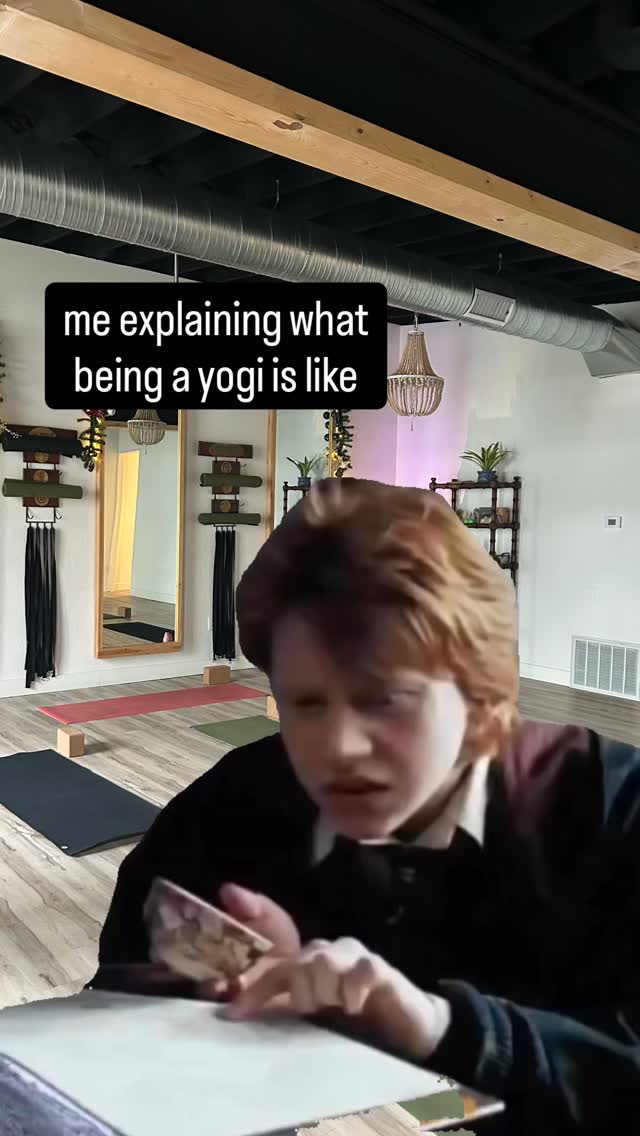 “you’re going to suffer… but you’re going to be happy about it.”
yoga in a nutshell 😅
your legs are shaking.
your breath is questionable.
your brain is like “why are we here??”
and then… something clicks.
you stay.
you soften.
you get stronger.
and suddenly… you’re into it 😏🪄
challenge shows up in the body, the breath, the mind…
but when you stay with it, something shifts.
resilience rises.
strength builds.
clarity comes through.
and somehow… it turns into freedom, & you’re no longer a mogul! 🪄
#yogi #yogacommunity #yogaforeveryone #harrypottermemes #yogalife