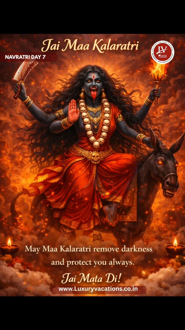 LUXURY VACATIONS brings to you exclusive deals on International and Domestic Hotels and Flights and other Cruise packages and Vacations , with amazing prices and Offers : Find out more on https://www.luxuryvacations.co.in/
#MaaKalaratri #KalaratriMata #JaiMaaKalaratri #JaiMataDi #jaimaadurga