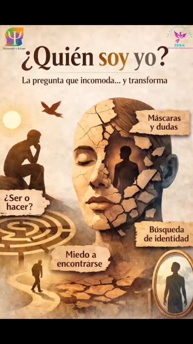 👋👋 Hay preguntas que no se responden con rapidez ni con fórmulas aprendidas. “¿Quién soy yo?” es una de ellas. No es una pregunta informativa, es una pregunta existencial...
Léelo en nuestro Blog 👉 👇
https://www.sentiryactuar.com/post/quién-soy-yo-la-pregunta-que-incomoda-y-transforma
#psicologiaclinica #actuar #sentir #saludmental #quiensoyyo