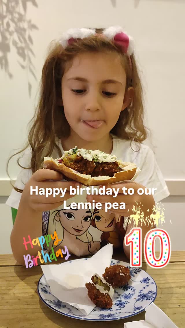 Happy birthday Lennie,our cheekiest pea at the cheeky pea ❤️