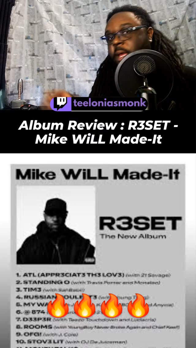 New Album Review! R3SET by @mikewillmadeit
This album is so dope lots of dope features on here and these joints bang! 🔥🔥🔥🔥
What yall think of the album?