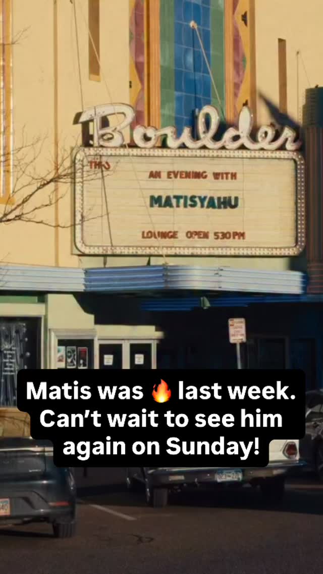 Whoâs joining us Sunday (3/29) for a conversation and acoustic performance by the one and only Matisyahu? RSVP at joidenver.com/ss