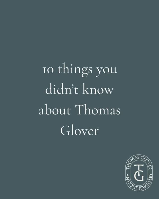 10 things you might not know about Thomas Glover 💍💎🐾
#thomasgloverjewels #antiquejewelryaddiction #antiquejewelry #shopsmall #smallbuisness