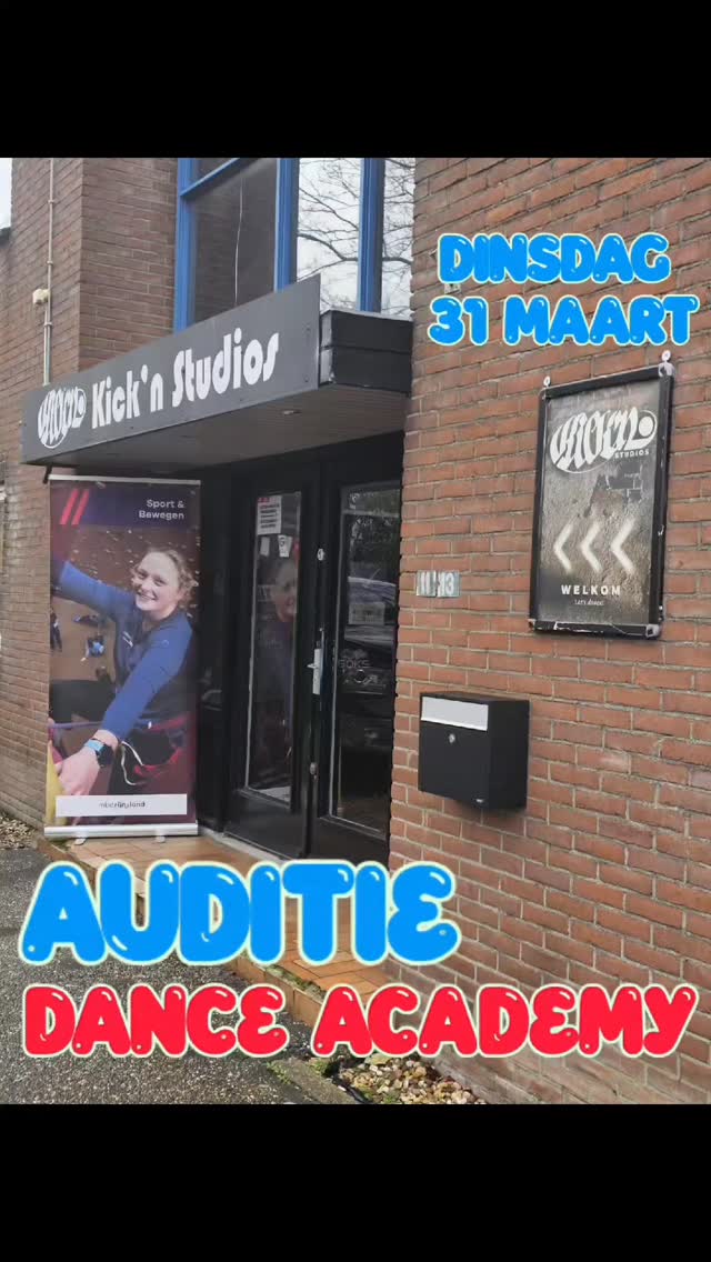 ⚠️Auditie Dinsdag 31 Maart⚠️
.
Ben jij aanwezig bij de tweede auditie voor de dansopleiding: Dance Academy, Performer, choreograaf en ondernemer🔥 Don’t miss it!!!
.
Meldt je aan via :
.
https://mborijnland.nl/opleiding/sport-bewegen/dance-academy/
.
@mborijnlandsportenbewegen
.
#dansopleiding #Zoetermeer #mborijnland #kicknstudios #savethedate