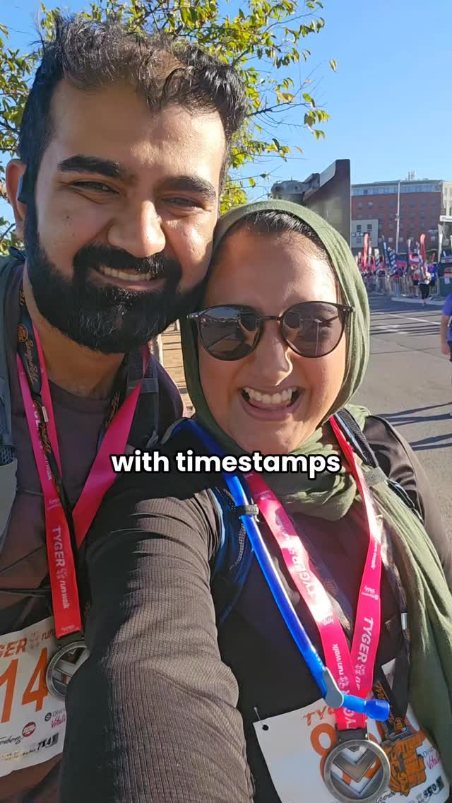 eid this year was different. We started it by running our first ever race, and ended it with food and family! grateful 🫶