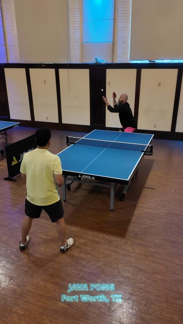 Cody vs JJ 🙌 JAVA PONG Table Tennis Club #javapong #tabletennis #fortworth #pingpong #joola