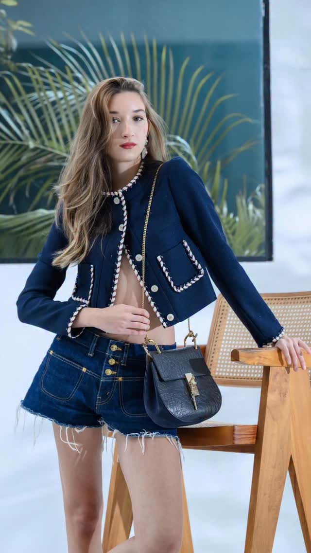 Parisian edge with a modern twist 🖤✨�
A bold pairing of detailed navy jacket by @iroosg layered over effortless denim shorts by @celine , blending tailored polish with off-duty ease.
Finished with the @chloe Drew mock croc crossbody for a touch of texture and grounded with sleek leather boots by @cosmoparis for a cool and effortless look. ✨
Styled by @life_by_tui & @onesoulmanystories
Photographed by Esther Sio @pixelconnection.sg
Get your invite for the next pop up (link in bio)
🗓️ Friday 17 April | 9 AM – 9 PM
🗓️ Saturday, 18 April | 9 AM – 5 PM
📍 Ida’s, Gillman Barracks
#OneSoulManyStories #DenimEdit #OOTD #StyleInspo #EffortlessEdge