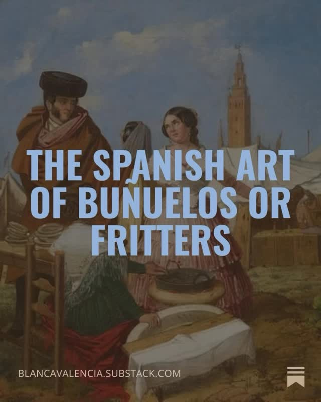 Buñuelos at the Feria de Abril in Seville have inspired artists for centuries and it’s not hard to see why. Hot fried dough, flamenco dresses, and a little bit of romance. Full piece on Substack at link in bio.
#spanishfood #spanishart #museocarmenthyssenmálaga #bunuelos