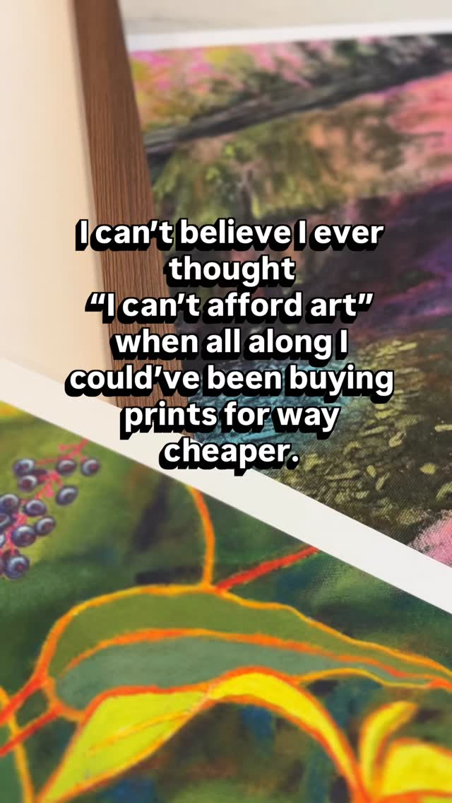 🤔 Why did I always think I’d have to spend minimum $400 to get beautiful, unique artwork on my walls?
Now I’ve discovered prints and as an artist myself who JUST launched my first Print Collection, Im genuinely ecstatic that so many more people can afford to have a piece of my art! 🤗✨
🎉Take a look at the link in bio to discover my prints then comment which one is your fav! 👀
#artforyourwall #artistprint #wallartprints #decorateonabudget #appalachianartist