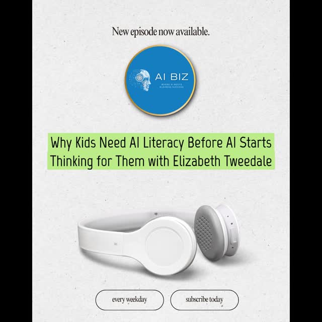 💼 Why Kids Need AI Literacy Before AI Starts Thinking for Them with Elizabeth Tweedale — Live Now
Here's the conversation most
boardrooms aren't having
AI can optimize your processes.
Automate your workflows.
Analyze your data faster
than any team ever could.
But it cannot replace
the one thing that actually
builds businesses that last —
Human judgment.
Human empathy.
Human leadership.
The future doesn't belong
to the most automated company
in the room.
It belongs to the most
intelligently human one.
This episode explores exactly that.
🎧 Full episode → https://play.headliner.app/episode/32427392
AIBiz | Healthy Mind by Avik™
Smart technology. Smarter leadership.
#AIBiz #HumanFirstLeadership #AIAndBusiness
#FutureOfLeadership #HealthyMindByAvik
#BusinessPodcast #podmatch