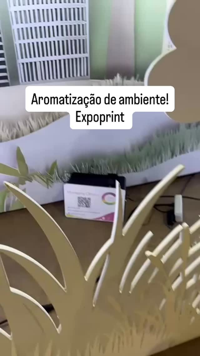 Aromatização da feira Expoprint!
#aromatização