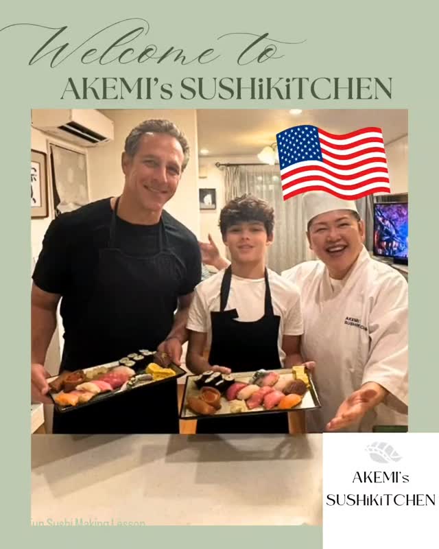 We welcomed a father and son from New York.
This trip to Japan was a birthday present for the son.
The son said, “I bought a Japanese knife in Kyoto!” He is a very skilled cook.
They both handled themselves very well right from the preparation stage, and created beautiful sushi platters.
Thank you for coming!
☆Fun sushi making lesson☆
For reservations and more information, check the URLs in our profile: @akemis_sushikitchen
NYから、お父さんと息子さんをお迎えしました。
日本旅行は、息子さんへの誕生日プレゼント。
「京都で和包丁を買った」という息子さんは、大変お料理が上手でした。
準備段階から手際よく、最後には美しいプレートが出来上がりました。
ご来店、ありがとうございました!
ご予約や詳細は プロフィール @akemis_sushikitchen 内URLをチェックしてください
#Tokyo #SushiLesson #EdomaeSushi #SushiMakingLesson #JapanTravel