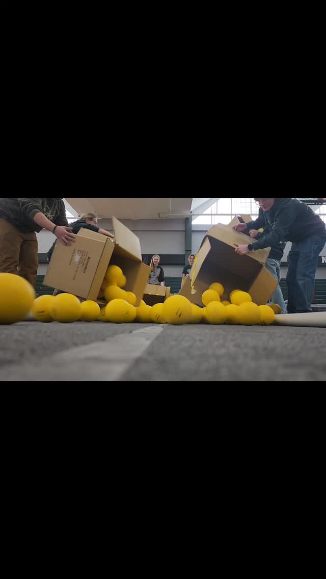 @arrowheadroboticscoalition Field set up! Thank you Ely for the assist. Doors open Friday and Saturday for tuning and practice.