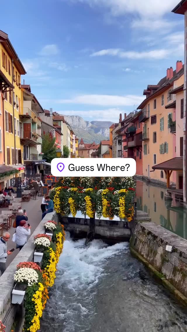 This is Annecy called the Venice of the Alps
To put on your bucket list!
