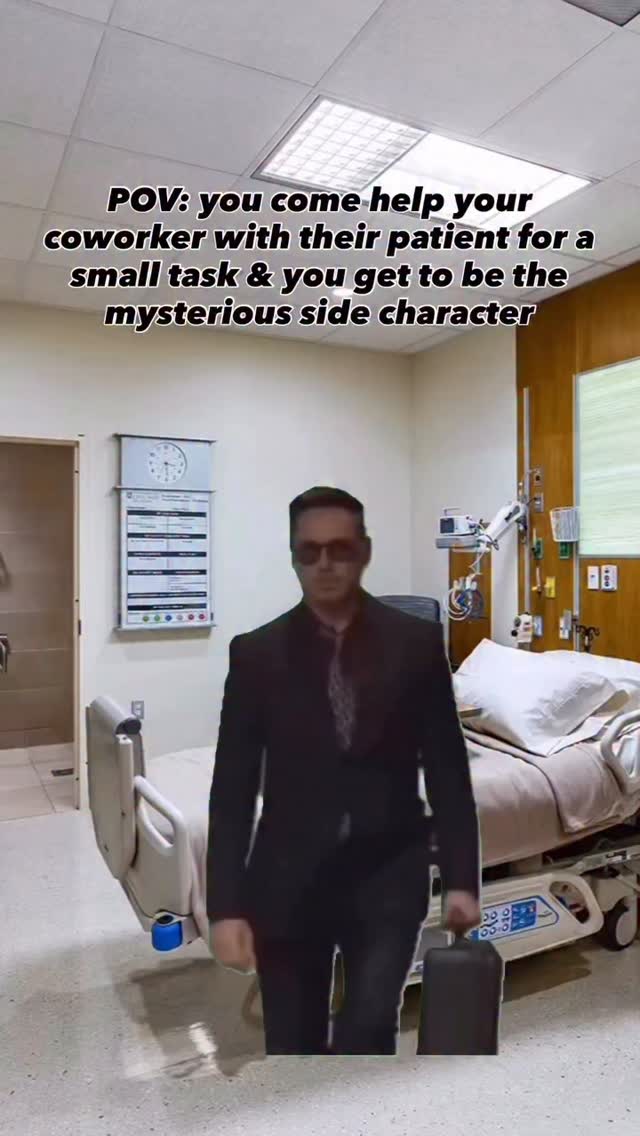 āWho are you?ā Oh just here to help šāØšµļøāāļø
Here for moral support, a second for a transfer and dramatic effect.ā
#NeuroRehabHumor #TherapistLife #NeuroPT #NeuroOT #NeuropathPTOT RehabComedy TherapyReels HospitalHumor HealthcareFunny PTOTLife