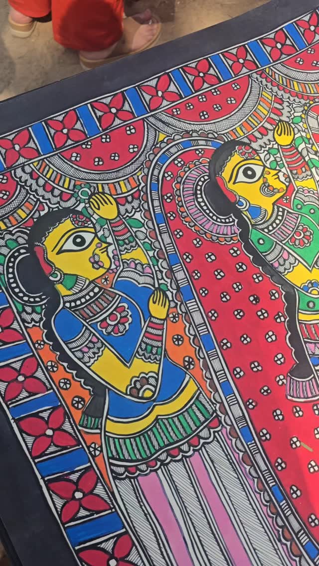 🌸 Each stroke of Madhubani by Visvakrit carries the rhythm of myth and the fragrance of timeless soil.
🎨 Rooted in Mithila’s sacred earth, this art is not just painting—it is prayer, poetry, and presence.
🌿 A dialogue between nature and spirit, where fish, lotus, and peacock dance with gods and goddesses.
🔮 Visvakrit’s canvas becomes a mirror of harmony—inviting you to pause, breathe, and feel the eternal stories unfold.
Dm on +919266886221
#MadhubaniArt #Visvakrit #SacredLines #IndianArtistry #FolkArtTreasures ColorsOfTradition