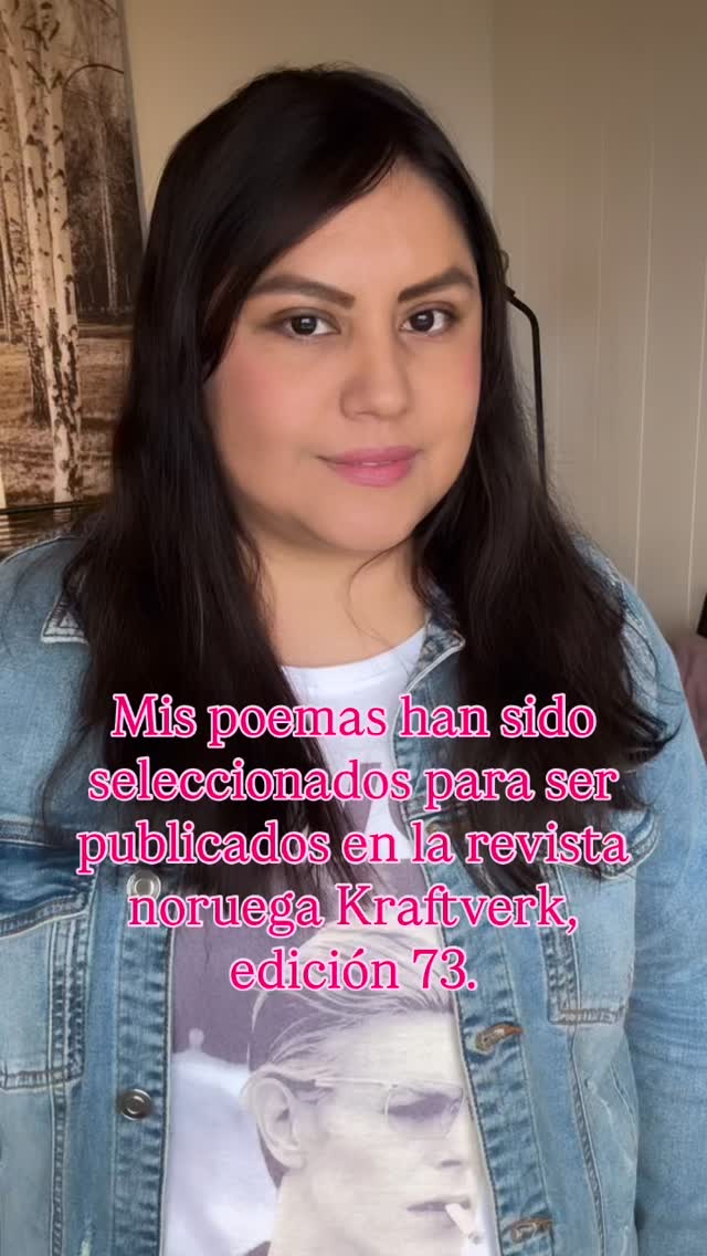 Dikta mine er valde ut for publisering i det norske tidsskriftet Kraftverk, i utgåve nummer 73.
I tilbakemeldinga frå redaksjonen, ved Sindre Ekrheim, vart den litterære kvaliteten i tekstane framheva. Særleg to av dikta vekte interesse, med vekt på ei tematisk djupn kring framandskap og erfaringa av det framande, samt ein dempa og ettertenksam tone som opnar rom for lesaren – mellom ro og uro.
For meg er det å vere ein del av dette prosjektet å tre inn i ein litterær dialog der autentisitet, risiko og kjenslevarheit står sentralt.
Mis poemas han sido seleccionados para su publicación en la revista noruega Kraftverk, en el número 73.
En la retroalimentación de la redacción, a cargo de Sindre Ekrheim, se destacó la calidad literaria de los textos. En particular, dos de los poemas despertaron especial interés, subrayando su profundidad temática —en torno al extrañamiento y la experiencia de lo ajeno—, así como un tono contenido y reflexivo que abre un espacio para el lector, entre la calma y la inquietud.
Formar parte de este proyecto es, para mí, entrar en un diálogo literario en el que la autenticidad, el riesgo y la sensibilidad ocupan un lugar central.