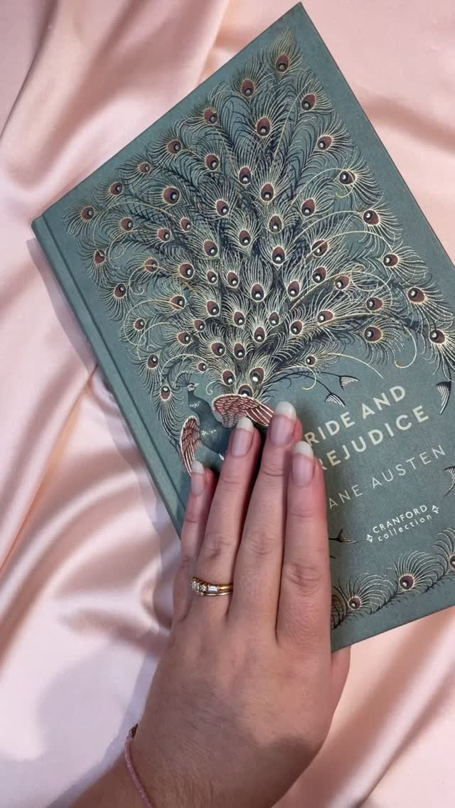 This is exactly how I get when someone says I should get an e-reader. Yes, my full bookcases do suggest this would be a good idea…but I do just love physical books! Which is why I created my new silk bookmarks.
These can also be personalised with foil vinyl and I’m really happy a couple have already gone to new homes!
Video description- Jo’s hands open a hardcover version of Pride and Prejudice to place a pale purple silk bookmark in the pages while audio says “But I like books. I like the feel of paper in my hand”