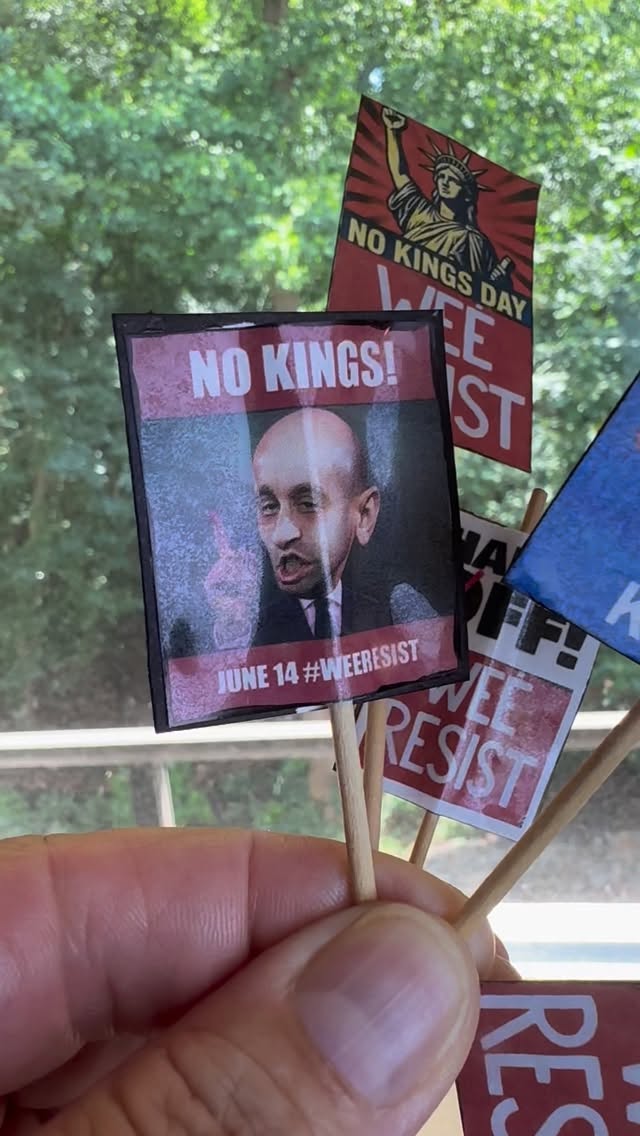 #WeeResist #NoKings 🚫🚫🚫 #PeacefulProtest