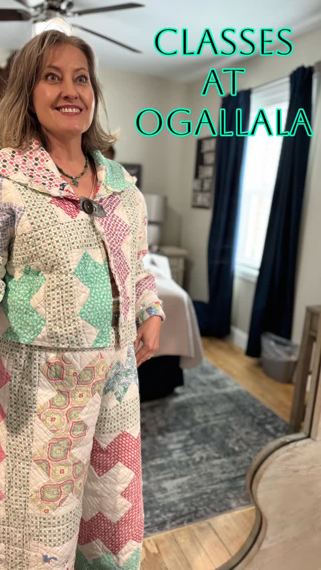 Learning about your interest from others who are experienced is so so important. I think taking classes is like a mini version of an apprenticeship. Learn all the things you can! I just finished spending time and taking classes with loads of wonderful quilters at the Ogallala Quilt Show. @glendawilderdesigns thanks for 2 great classes! @rb_bluebirdoriginals your fab outfit made front page on the OQS FB page!
@oqs_ogallalaquilterssociety you rock. The whole event was so well done. #happyquiltypeople