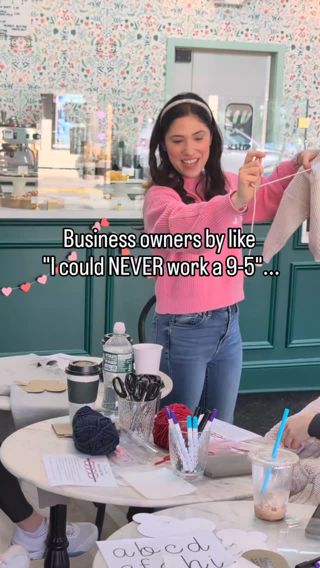Shout out to my fellow business owners who choose to work 100+ hours to follow their dreams.
It's an exhausting but wonderful village to be part of 💓.
Thanks to @mortgagebyjp for the inspo!