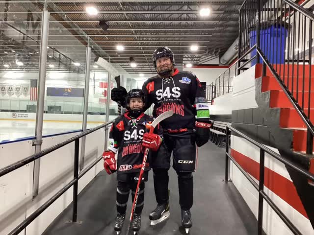 Back at it again today … spring break training in our @dragonsihc gear ! #effingterrible #hockeyisfamily #bemoredragon