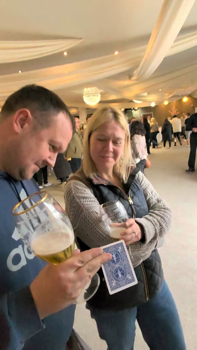 A couple of fab reactions from today’s wedding fair at @lazaat hotel 🥰🥰
I love exhibiting at wedding fairs as it’s much easier for me to show you what I do rather than me tell you over an email.
Also by experiencing the magic first hand you will know how all your guests will feel on the day 😍
If you are looking for something to keep your guests entertained at your wedding then please do get in touch.
I have over 25 years experience, I have a DBS plus Public Liability Insurance and I am also a member of the world famous The Magic Circle.
I also offer 10% discount if you book myself and @facebloke and I will do a post about us both soon.