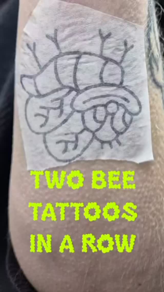 Two bees for two absolute boss ladies 🐝🐝
Picked straight from @donskapa new flash, zero hesitation, immediate commitment. No thoughts, just bees.
Done on @hauntedrenee & @little_sew_and_sow
10/10 decision. Would bee again.