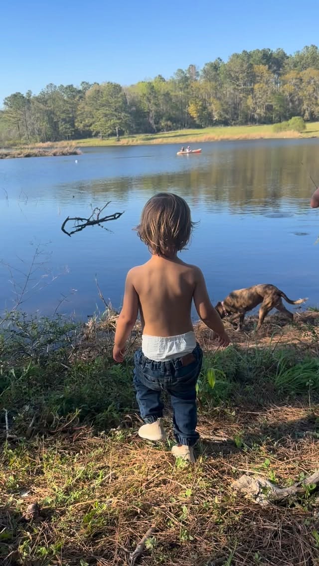 A Sunday afternoon at the Little Lake well spent. Hoping to catch some more Bass for dinner this week . There is always another thing on the to do list that needs doing, slowing down is a choice and a gift when you choose it. I cherish these days so deeply #family #lake #fishing #sunday