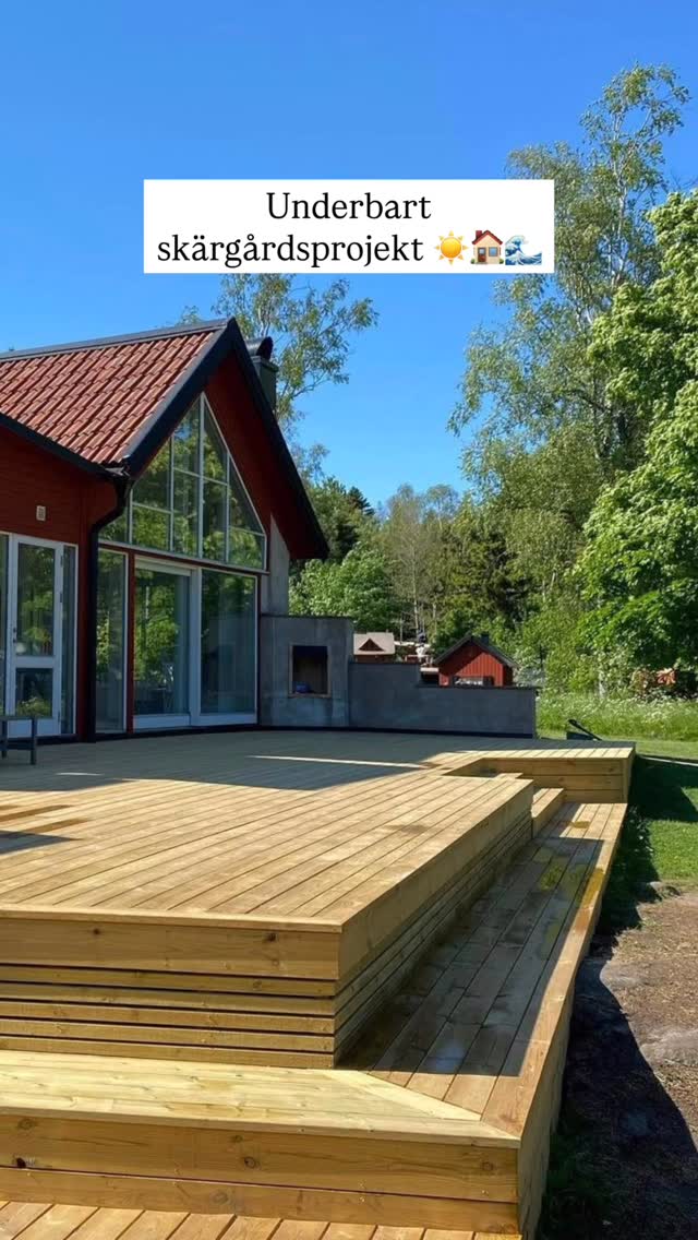 Här har vi fått möjligheten att ge nytt liv åt denna uteplats med en stor altan - en perfekt plats för långa sommarkvällar, kaffestunder i solen och härliga middagar utomhus☀️
Hur ser din altan ut? 💭
👉🏻 Boka en konsultation med en av våra byggexperter!
📞 08-541 350 71
📩 info@wolfbuilder.se
📍Campusgränd 1, Vaxholm
Vi bygger framtidens hem - från idé till färdigt resultat 🏠