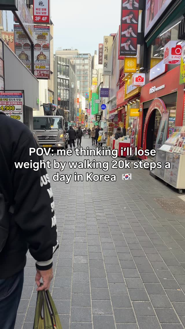 Me before the trip: I’m going to walk 20k steps every day to lose weight!
Me in Korea: eating every 20 steps 🍢🍜
#seoul #korea #springbreak2026 #familyadventures