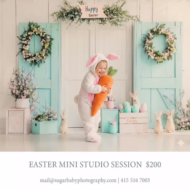 EASTER MINI SESSION #easterminisession #easterbabyphotoshoot #easterstudiosessions #easterstudiophotography