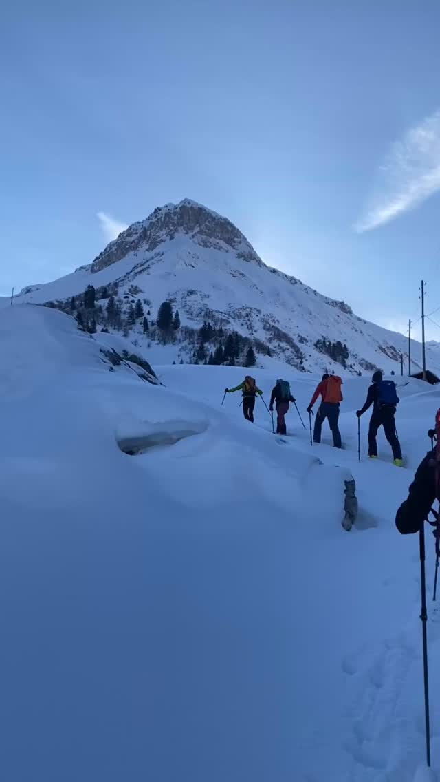 Clubskitour von St. Antönien hinauf auf den Spitzenbüel durch eine eindrückliche Winterlandschaft bei strahlendem Sonnenschein☀️☀️☀️
Oben angekommen warteten feinster Pulverschnee wie man sie sich wünscht. Und weil es einfach zu gut war, haben wir gleich nochmals angefellt und den Traumhang ein zweites Mal genossen🚀⛷️
Zum Abschluss ein gemütliches Mittagessen an der Sonne, gemeinsam zurücklehnen und den Tag ausklingen lassen🤩
#scsteinegg #clubskitour #powder #traumtag☀️