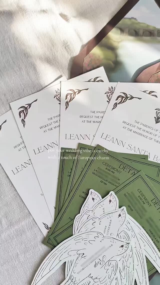 If you've been dreaming of a unique invitation set...you've come to the right place 💌
#weddinginspo #weddinginvitations #2026bride #2026wedding #2027wedding