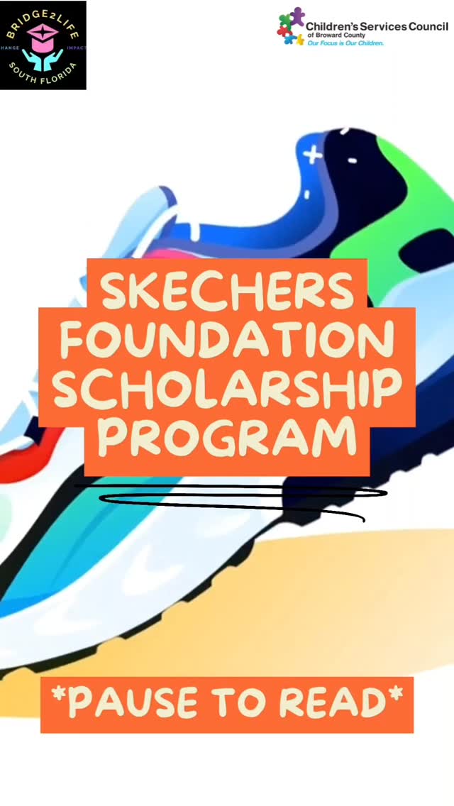 Your next step could be funded. The Skechers Foundation Scholarship Program is out here supporting students, and the next one can be you! 👟
Deadline: April 15th, 2026
Award: $5000
Scan the QR Code to apply!
@scholarships_360
@cscbroward
@browardedfound
@browardschoolsofficial
@bridge2lifesfl
#Scholarships #Skechers #MoneyforCollege
Created by DCC Jayla Clement