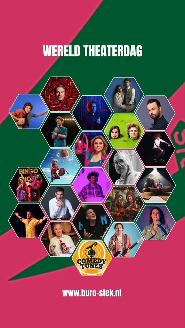 Vandaag is het #wereldtheaterdag !
Een dag die in het teken staat van het prachtige theatervak en al het moois dat dit brengt. 🎭
Dank aan alle artiesten, theaters, bezoekers, technici en medewerkers die dit mogelijk maken!
Zien wij je in het #theater ?
www.buro-stek.nl