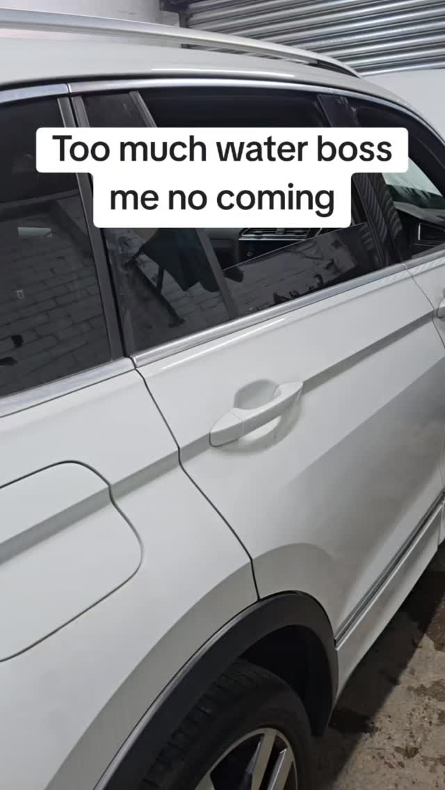 Boss me no come work today, too much water
#detailingworld #cardetailing #detailer #detailingcars #detailing